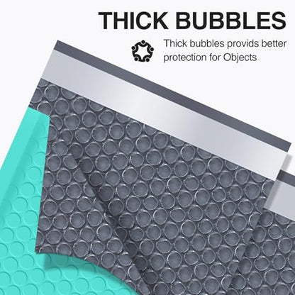 UCGOU Bubble Mailers 12x16" 40 Pack Usable Size 12x15" Teal Padded Mailers - color: Teal, size: 12x16" 40PC