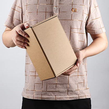 PHAREGE 25 Pack 9x6x4 inch Cardboard Shipping Boxes, Brown Gift Boxes - color: Brown, size: 9x6x4 inch 25 Pack