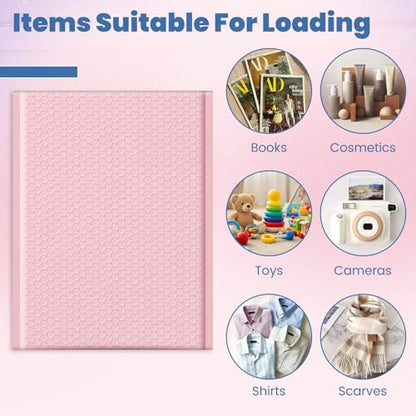 Fuxury Bubble Mailers Bulk 10x13 Inch Light Pink 500 Pack - color: Light Pink, size: 10x13" 500PC