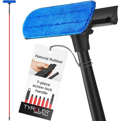 Tyroler Professional Telescopic Window Squeegee for Home, 12"-110"
