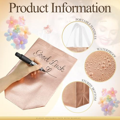 Eccliy 80 Pcs Reusable Gift Bags, Medium, Gold,Silver,Rose Gold - color: Gold,silver,rose Gold, size: Medium