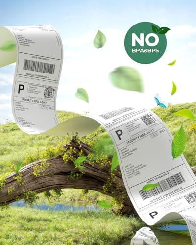 MUNBYN Thermal Shipping Labels, 4x6 Labels for Printer, 500 Sheets/1 Roll - style: 500 Labels