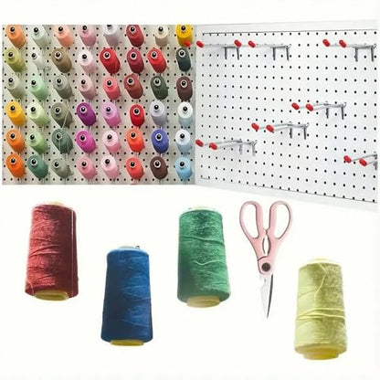 Double Arm Metal Pegboard Hooks 10 Pack, Dual Pegboard Hooks, 5.11 Inch - size: 5.11inch