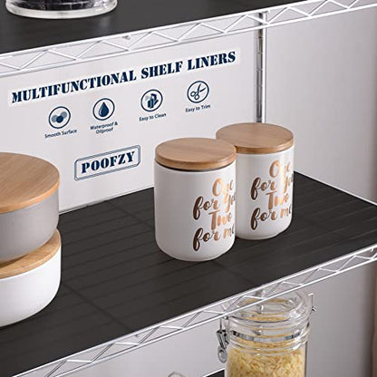 Poofzy Wire Shelf Liner 16" x 36", Set of 5 Black - color: Black, size: 16"x36" 5pcs