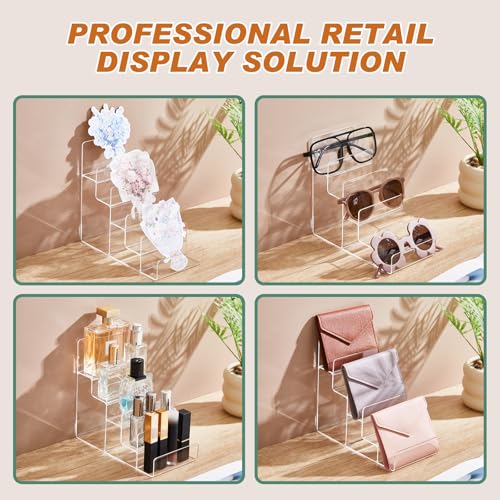 Kathfly 2 Pack 8-tier Acrylic Display Stand for Purses & Wallets - size: 5-tier