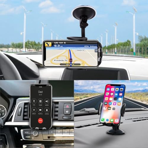 3.93"x 3.93" Car Mount Dashboard Pad Square Suction Cup Mounting Double Sided Sticky Replacement Adhesive Phone Mount for Windshield Dash GPS Cam Holder - size: 3.93x3.93 Inches