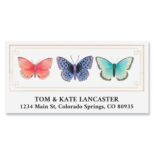 Colorful Images Millennial Garden Return Address Mailing Labels, Personalize with Name & Addresses, Set of 144 Self Adhesive, Easy Peel Flat Label Sheets, 1-1/8" x 2-1/4", 1 Design - color: Millennial Garden