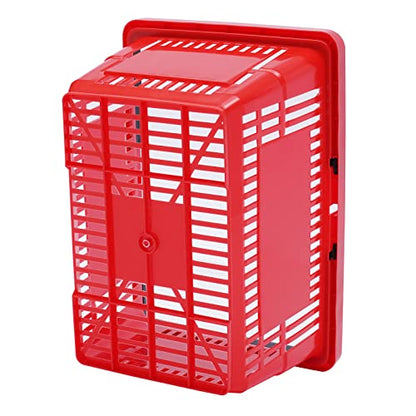 12PCS Shopping Basket with Handles, 18L Retail Grocery Basket, Red