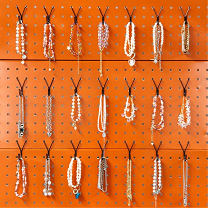 HUHOLE 80 Pack 1 Inch Black Pegboard J Hooks - style: 1" J-Hook 80PC Black