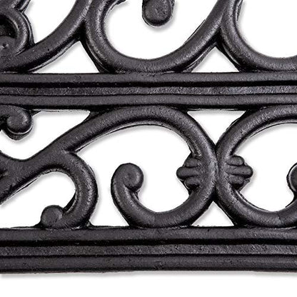 DII Rubber Doormats Collection All Weather, 18x30, French Quarter - color: French Quarter, size: 1'6" x 2'6" (Rectangular)