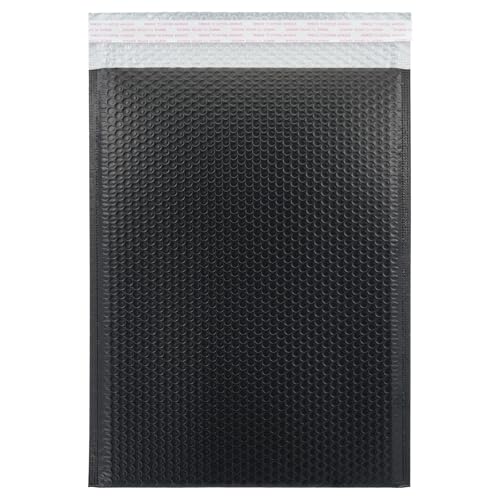 Black Bubble Mailers 10.5 x 15 + 1.57 Inch, 40 Per Box - size: 10.5"x15"+1.57"