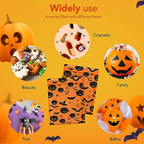 Fuxury Bubble Mailers 6x10 Inch 100 Pack Halloween Padded Envelopes - color: Orange, size: 6x10" 100 PC