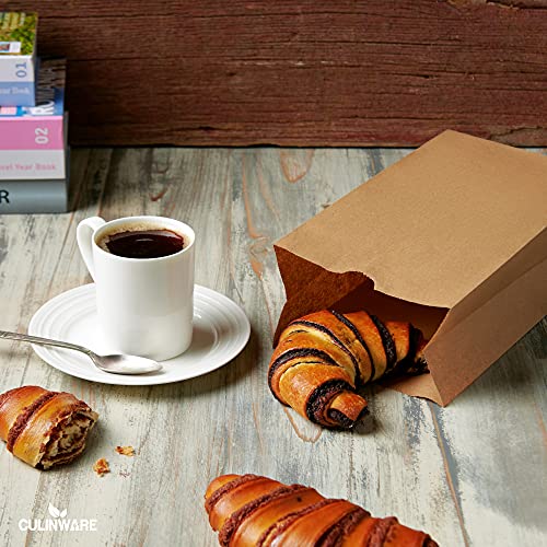 Paper Lunch Bags, Paper Grocery Bags, Durable Kraft Paper Bags, 4 Lb Capacity, Brown Pack of 500 Bags - color: Brown, size: 4 lb