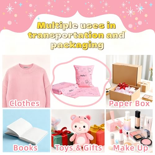 PABCK Poly Mailers Self Adhesive Shipping Envelope 50Pcs 6.69x9.84+1.97inch - size: 6.69x9.84+1.97 inch