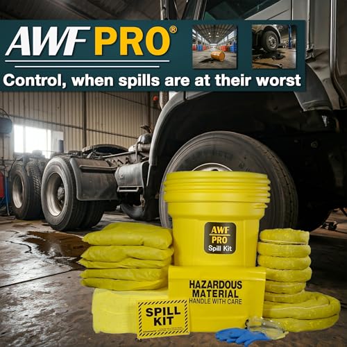 AWF PRO 30 Gallon Hazmat Spill Kit, 81 Pieces - size: Hazmat Spill Kit