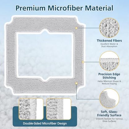 14 Pack Replacement Mop Pads for ECOVACS WINBOT Mini Window Cleaning Robot - size: 14 Pack-Winbot Mini Mop Pads