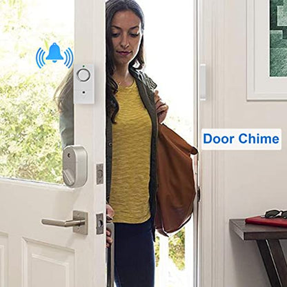 Door Window Alarms, 120DB Door Alarms for Kids Safety, Security Alarm with Chime for Store Pool, 8 Pack - style: 8 Pack