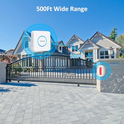 Motion Sensor Door Chime, Wireless Motion Alarm Indoor for Business Entry - style: 1 Rreceiver 1 Sensor