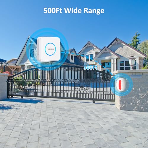 Motion Sensor Door Chime, Wireless Motion Alarm Indoor for Business Entry - style: 1 Rreceiver 2 Sensors