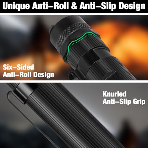 Arrow Rechargeabl Compact EDC Flashlights 200 Lumens with 3 Lighting Modes