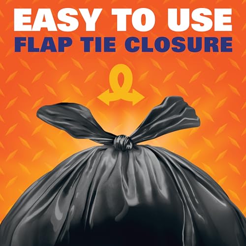 Hefty Easy Flaps Multipurpose Large Trash Bags, 30 Gallon, 40 Count (Pack of 6) - size: 40 Count (Pack of 6)