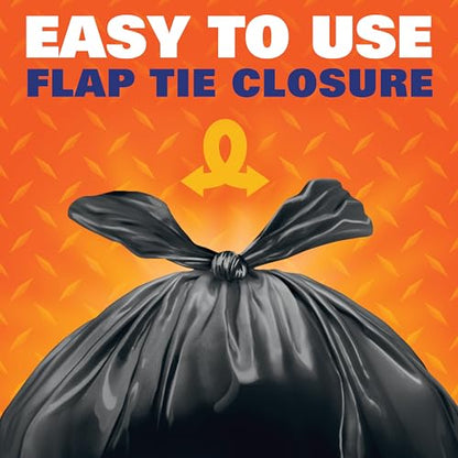 Hefty Easy Flaps Multipurpose Large Trash Bags, 30 Gallon, 40 Count (Pack of 6) - size: 40 Count (Pack of 6)
