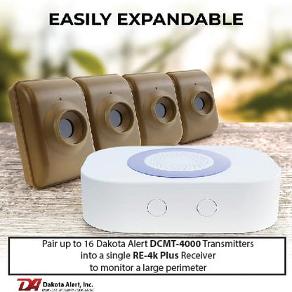 Dakota Alert Wireless Driveway Alarm DCMA-4K Plus 1-Mile Motion Sensor Kit