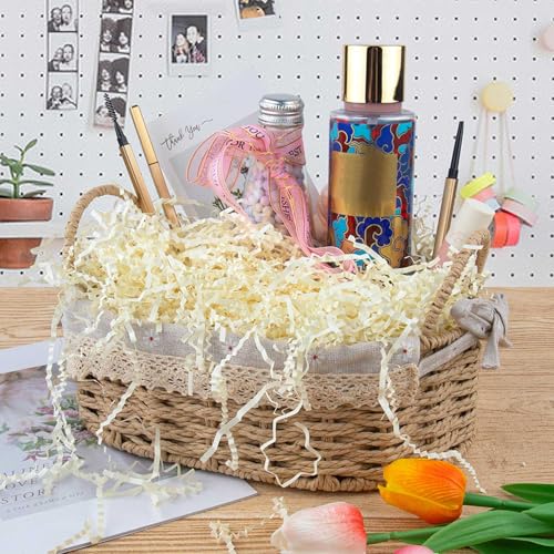 Caleihd Crinkle Cut Paper Shred Filler Gift Cushion Streamer Oyster White - color: Oyster White