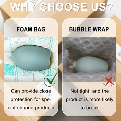 10 PCS 14"x16" Expanding Packing Foam for Shipping PC/Electronic Components/Equipment/Fragile Items, Rapid Expansion, Stable & Secure, Easy to Use - Essential for Moving