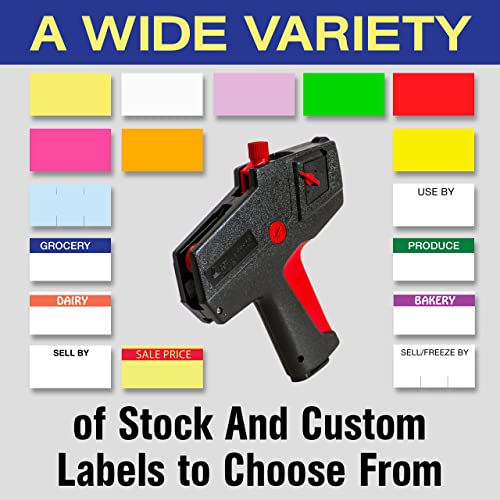 Labels by Kenco to Fit Monarch 1110 Price Gun – Made in The USA -Ink Rollers Included, Choose Your Color and Quantity (Lavender, 1 Sleeve 17,000 Labels) - color: Lavender, size: 1 Sleeve 17,000 Labels