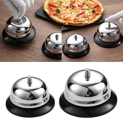 Metal Anti-Rust Desktop Call Bells Customer Service Bells Pet Training Bells Kitchen Tool For Table Desktop Counter, Small