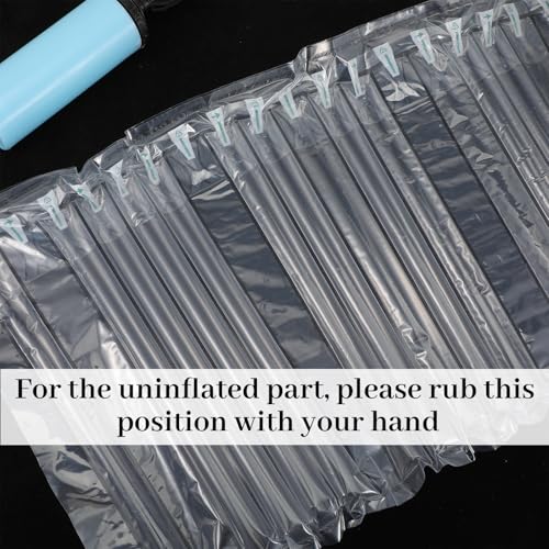 Large Bubble Cushioning Wrap 12"x164', Inflatable Air Pillows 55um
