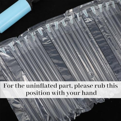 Large Bubble Cushioning Wrap 12"x164', Inflatable Air Pillows 55um