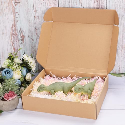 PHAREGE 25 Pack 13x10x3 inch Cardboard Shipping Boxes, Brown Mailing Box - color: Brown, size: 13x10x3 inch 25 Pack