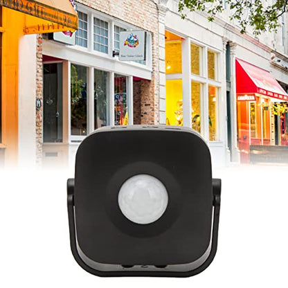 Infrarot Motion Sensor Alarm Detector Entrance Welcome Doorbell for Shop Black