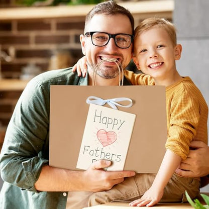 METRONIC Paper Gift Bags 16x6x12 inch 200Pcs Brown Paper Bag with Handles - color: Brown 16x6x12, size: 1 Count (Pack of 200)