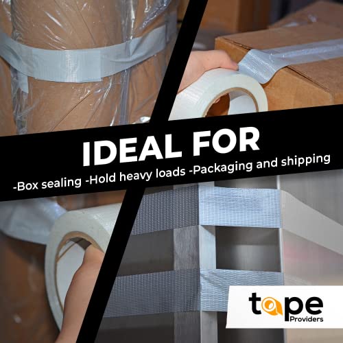 WOD BFST47 Bi-Directional Filament Strapping Tape, 1.5 inch x 60 yds. Fiberglass Reinforced Packaging Tape, Filaments Run H-V with High Adhesion and Tear Resistance, Hexayurt Tape - size: 1.5 inch