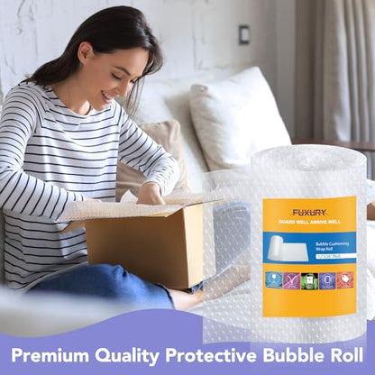 Fuxury Bubble Cushioning Wrap 1 Pack 16 inch x 36 ft.