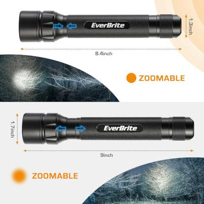 EverBrite Tactical Flashlight 600 Lumens Zoomable 4 Light Modes