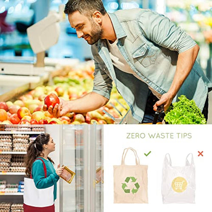 Epakh Canvas Tote Bags Bulk 18.5 x 15 In - color: Stylish Color