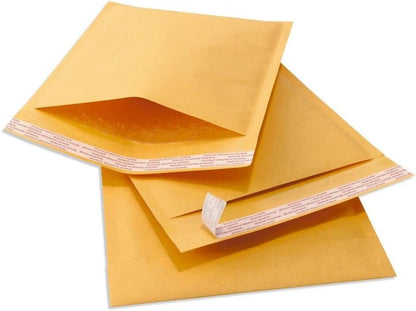 Kraft Bubble Mailers [10 Pack] Shipping Mailing Packing Padded Envelopes #0 (6" x 9") - size: #0 6" x 9"