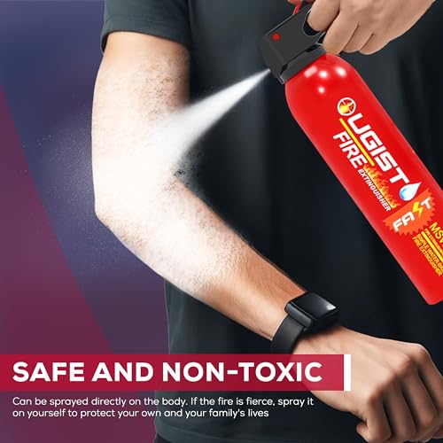 Fire Extinguisher Spray for Vehicle & Home 620ml 2 Count, Car Fire Extinquishers, Prevent Re-lgnition, Best Suitable for Kitchen,The House Car Truck Boat Water-Based Mini Fire Extinguishers - size: 2PCS