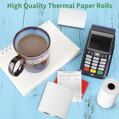 CLASSY 2 1/4" x 50' feet Thermal Register Paper Roll, 5 Rolls - size: 2 1/4" x 50', style: 5 Rolls