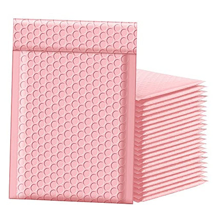 Famagic Pink Bubble Mailers 6x10 for Small Business, 25pc, Usable 6x9 - color: Light pink, size: 6x10 Inches