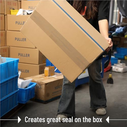Mr. Pen- 2 Rolls Packing Tape with 2 Dispensers, 2” Wide, 60 Yards, Brown Packing Tape Heavy Duty for Mailing, Moving Boxes and Packaging - color: Brown, size: 2 Pack with 2 Dispensers