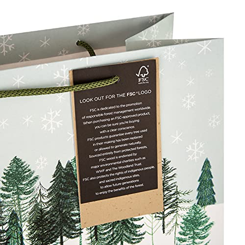 Hallmark Christmas Assorted Gift Bag Pack - 3 Bags in 3 Festive Designs - color: Tree Christmas Gift Bag Pack