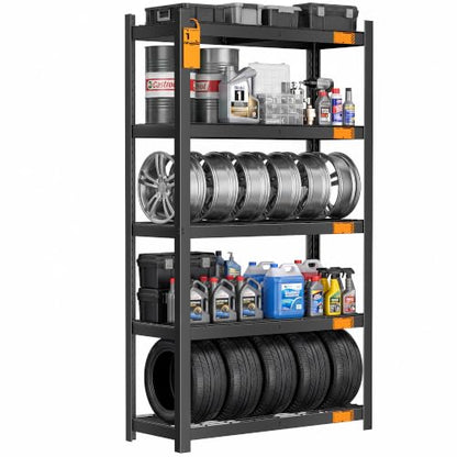 CAMMOO 3500LBS Storage Shelves, 5 Tier Wire Shelf 36" W x 16" D x 72" H - size: 36"W x 16"D x 72"H