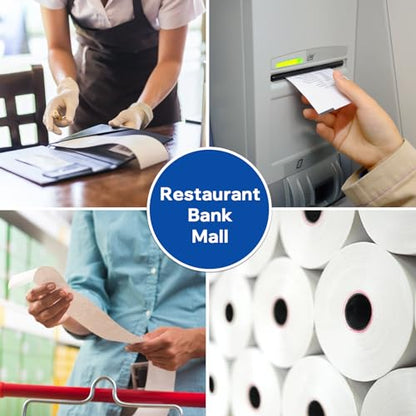 2 1/4" x 50' Thermal Receipt Paper Rolls 50 Rolls,BPA Free Receipt Paper - style: 2 1/4" x 50' Thermal-50Rolls