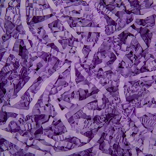 Caleihd Crinkle Cut Paper Shred Filler Gift Cushion Streamer Purple - color: Purple