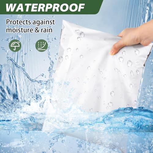 10Pack Thick Large Poly Mailers Bags 19x24 for Clothes and Small Bussiness - color: White, size: 10 Pack-19x24